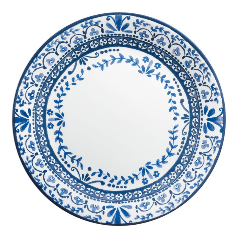 Corelle Vitrelle 6 PIECE Dinner Plates Set Triple Layer Glass and Chip Resistant, Lightweight Round Plates, Portofino - Image 2